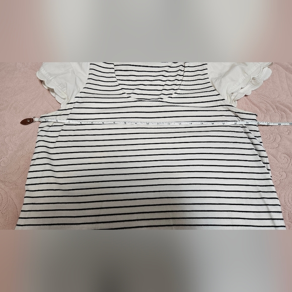 Anthropologie Maeve Lelyah Scalloped Top Sz L - Picture 6 of 6